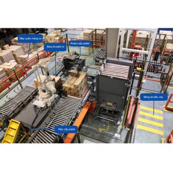 Hệ Thống Palletizing Tự Động Cho Thùng