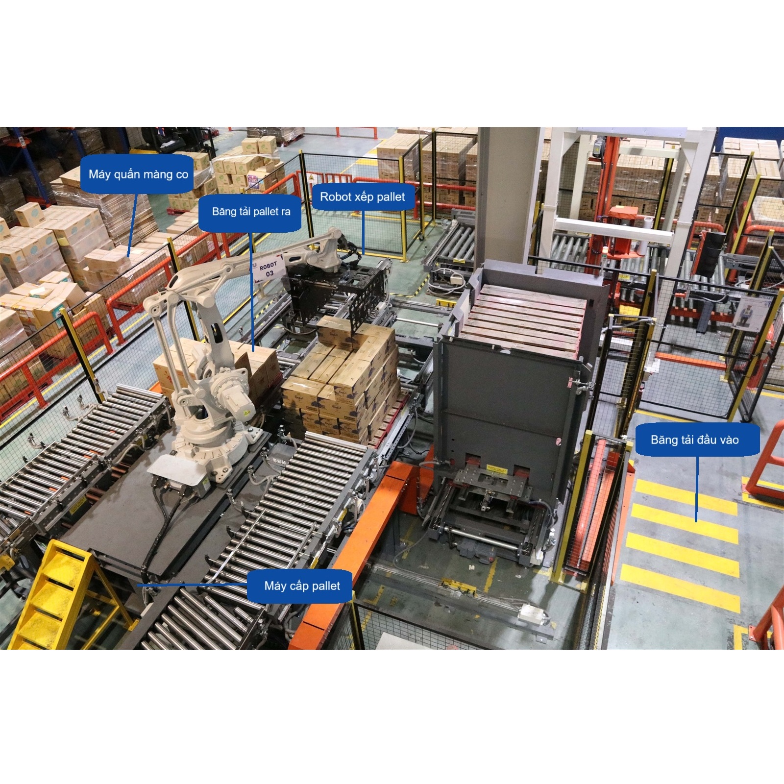 Automatic Palletizing System For Cartons - Packaging Automation Solutions