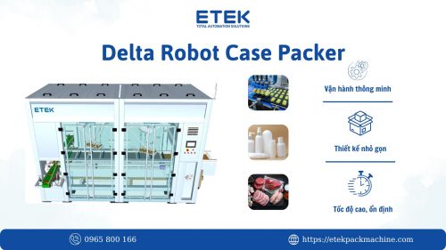 Tự Động Hóa Đóng Gói Với Delta Robot Case Packer
