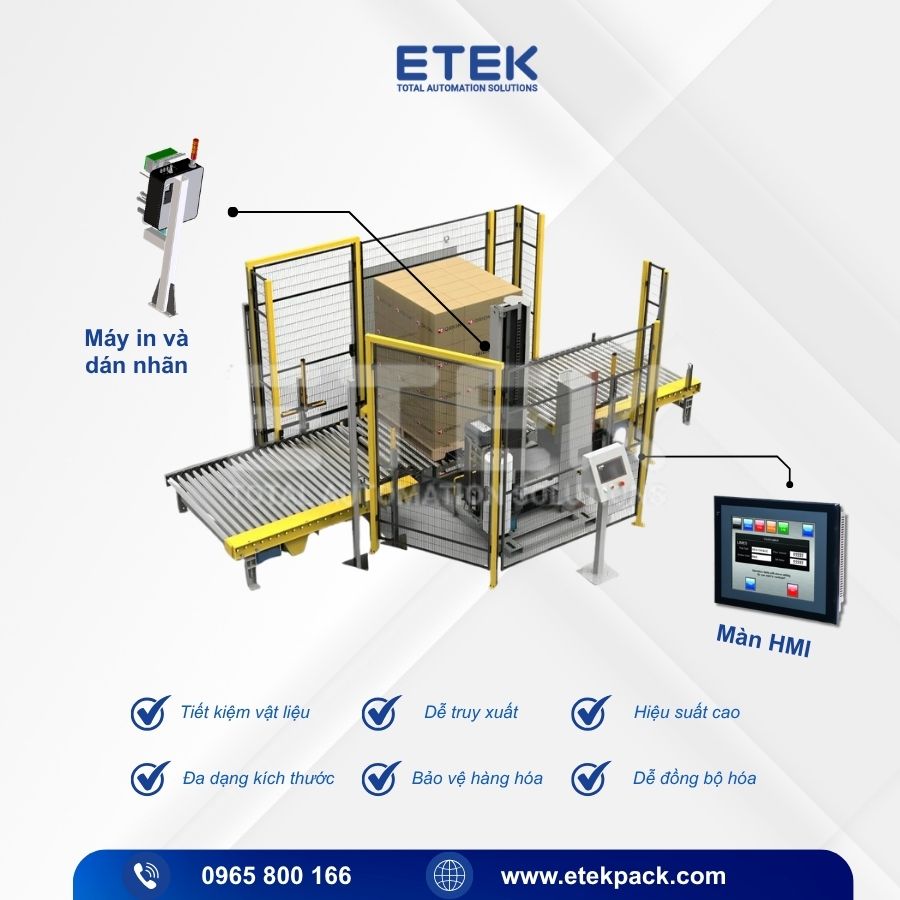 Pallet Wrapping and Labeling