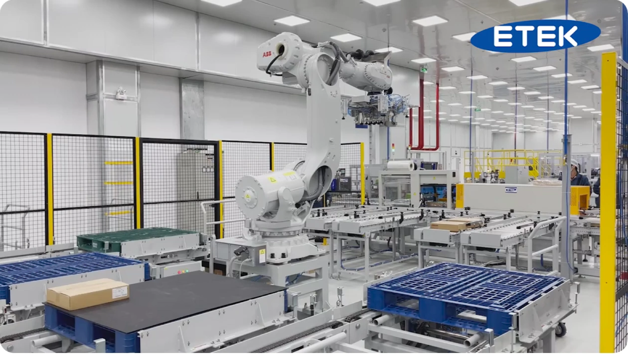 Banner Automatic Battery Cell Packaging Line 1