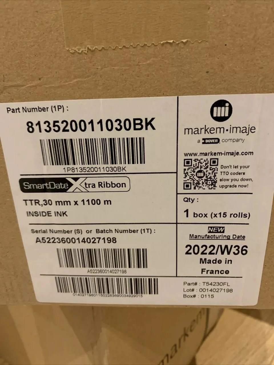 Banner Máy In Dán Nhãn Markem-Imaje 2200 Series 6