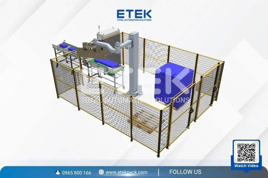 Banner Hệ Thống Palletizer đơn 1